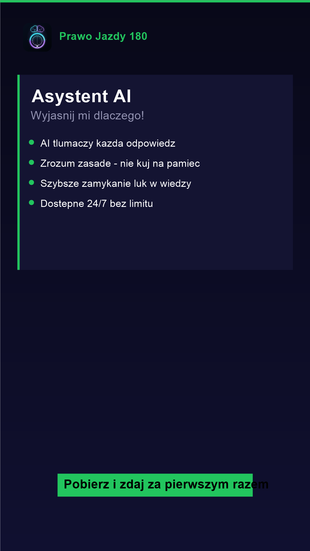 Asystent AI i wyjaśnienia sytuacji drogowych